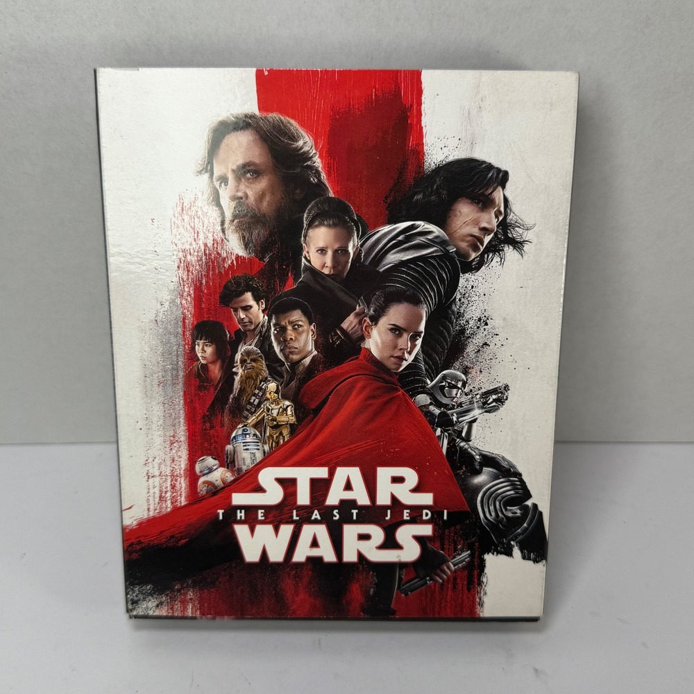 Star Wars The Last Jedi Blu Ray & DVD 4 Disc Digital Movie‎ Collection Lucasfilm